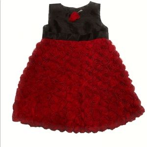 Wendy Bellissimo Red & Black Dress Size 18M